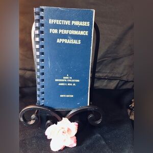 Effective Phrases for Performance Appraisals - Blue Spiral Book